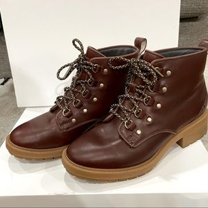 Beautiful Cole Haan booties - Wine Red - 8